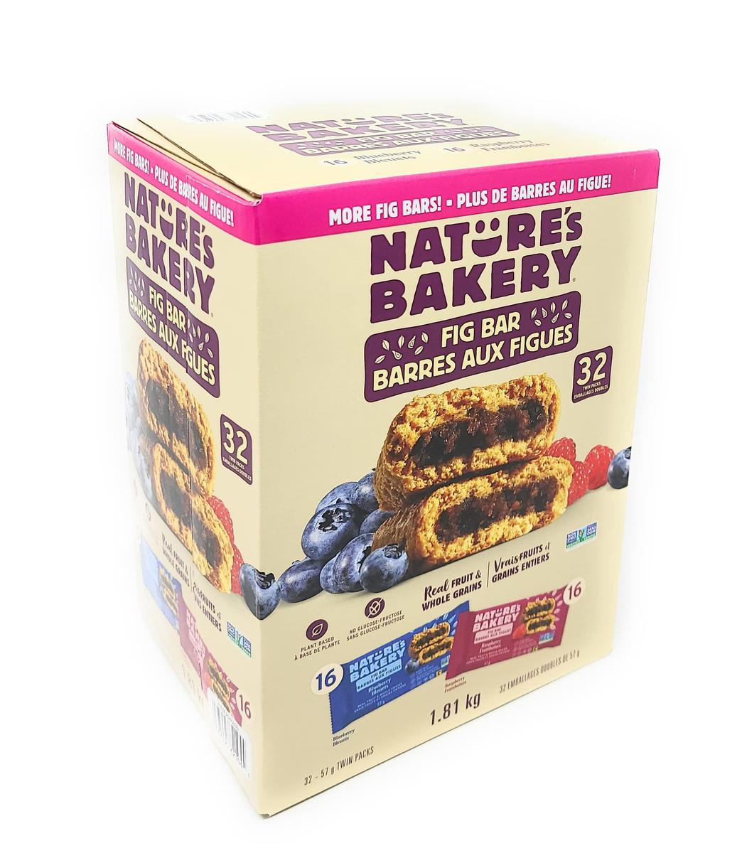 NATURE'S BAKERY WHOLE WHEAT FIG BAR VARIETY PACK 32 CT