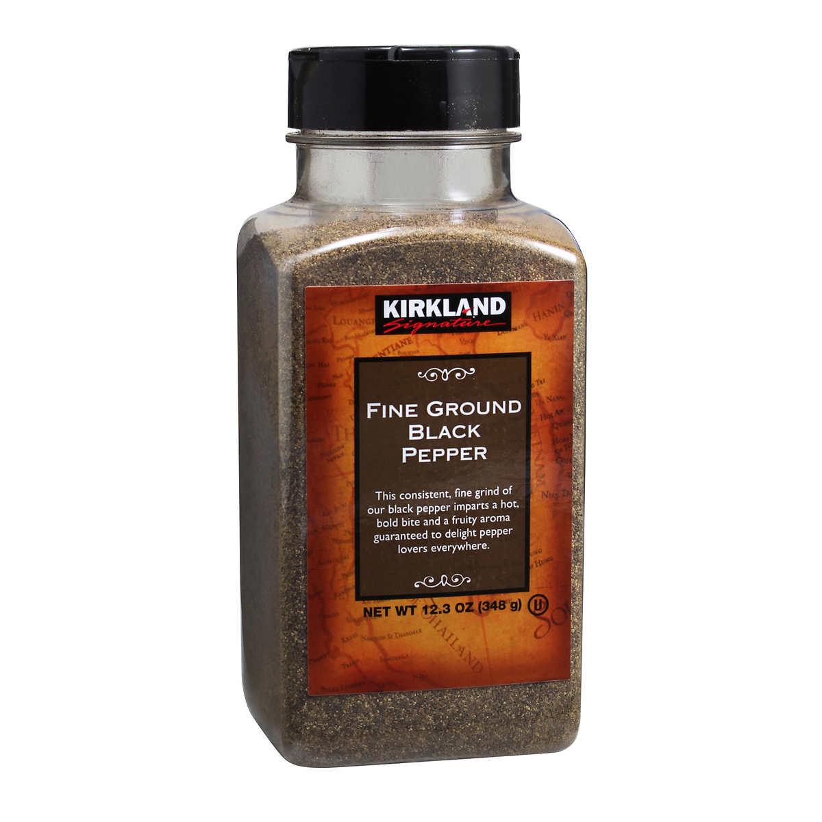 KIRKLAND FINE GROUND BLACK PEPPER 348 GR