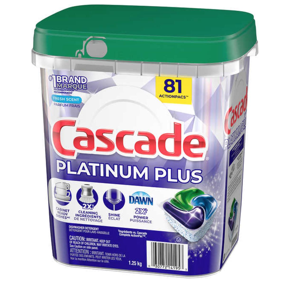 DISHWASHER TABS PLUS PLAT 81 CT