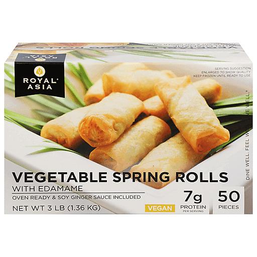 ROYAL ASIA VEGETABLE SPRING ROLLS 1.36 KG