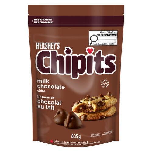 HERSHEY'S MILK CHOCOLATE CHIPITS 835 G